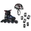 Skrituļslidas Bērniem Fila J-One Combo 3Set Black/Red 38-40 (6827697511088)