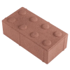 Betona Taktīlās pumpas Stoneroc Sarkans 200x100x80mm (10.08m²)