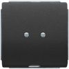 Siemens Delta Style Cable Outlet Cover Plate, Black (5TG1335-0AC)