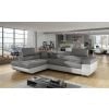 Eltap Anton Pull-Out Corner Sofa 202x275x90cm Left Corner Grey/White (An_21)