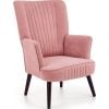 Кресло для отдыха Halmar Delgado, розовое
