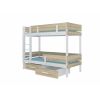 Adrk Etiona Children's Bed 188x93x156cm, Without Mattress, White/Sonoma (CH-Eti-W+S-188-E2130)