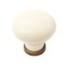 Bosetti Furniture Handle-Knob, Cream Color, Porcelain (24136.032.09)