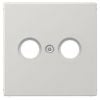 Jung LS 990 TV LG TV Socket, Low Profile, Grey (LS990TVLG)