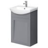 Riva SA 45F Sink Cabinet without Sink, Grey (SA 45F Deep Silver Matte)