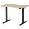 Martin Electric Height Adjustable Desk 100x60cm Black/Maple (28-0706-01)