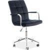 Biroja Krēsls Signal Q-022, 40x51x87cm, Melns (OBRQ022VC)