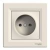 Schneider Electric Asfora Flush Mounted Contact Without Ground, Beige (EPH3000123)