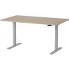 Martin Electric Height Adjustable Desk 140x80cm Grey/Oak (28-0696-71)