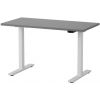 Martin Electric Height Adjustable Desk 120x60cm White/Graphite Grey (28-0699-12)