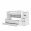 Adrk Harell Children's Bed 129x260x155cm, With Mattress, White (CH-HAR-W-M)