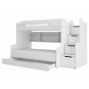 Adrk Harell Children's Bed 129x260x155cm, Without Mattress, White (CH-HAR-W)