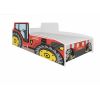 Тракторная детская кровать 165x84x49см с матрасом, красная (CH-Tra-R - 160-E052)