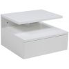 Home4You Ashlan Nightstand, 35x32x22.5cm, White (AC50671)