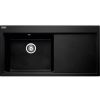 Franke Mythos MTG 611 Fragranite Built-in Kitchen Sink, Left Side, Onyx (114.0476.996)