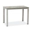 Стеклянный стол Signal Damar 80x60 см, серый (DAMARSZ80)
