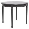 Koka Virtuves Galds Black Red White Lucan 4, 95x95-195x76cm, Pelēks (D09013-TXS_LUCAN_4-GF)