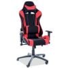 Сигнальное офисное кресло Viper красное/черное