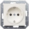 Siemens Delta I-System Surface-Mounted Socket Outlet 1-gang with Earth, White (5UB1511)