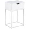 Home4You Mitra Nightstand, 30x40x61.5cm, White (AC86244)