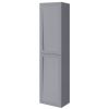 Riva SU 36F Tall Cabinet (Peninsula), Matte Grey (SU 36F Deep Silver Matte)