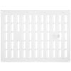 Регулируемый вентиляционный решетка Europlast MR4030R, 400x300 мм, белая