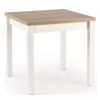 Halmar Gracjan Extendable Table 80x80cm, White/Oak