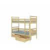 Adrk Ada Children's Bed 188x87x164cm, With Mattress, Pine (CH-ADA-PINE-188+M-E495)