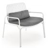 Halmar Melby Leisure Lounge Chair White/Grey