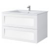 Riva SA 700F Sink Cabinet without Sink, Matte White (SA 700F White Matte)