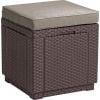 Куб Keter с подушкой для сада 42x42x42 см, коричневый (29192157599)