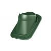 Vilpe Classic Vino Ventilation Outlet for Valcprofile and Bitumen Shingle Roof, Green