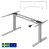Linak Oslo Plus Electric Height Adjustable Table Legs, Grey (77-2883-ST)