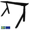 Linak Silkeborg Electric Height Adjustable Table Legs, Black (77-2895)