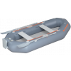 Лодка Колибри с резиновым дном и лестницей, профильная ламинированная палуба K-250T тёмно-серого цвета (K-250T_60)