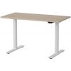 Martin Electric Height Adjustable Desk 120x60cm White/Oak (28-0699-71)