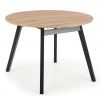 Halmar Ruben Extendable Table 102x102cm, Oak/Black