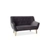 Signal Nordic 2 Incredibly Comfortable Sofa, 75x136x90cm, Grey (NORDIC2V14)