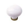 Bosetti Furniture Handle-Knob, Porcelain, White (24136.030.09)