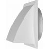 Europlast ND10FV Ventilation Grille with Backdraft Damper, 153x148mm, White