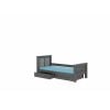 Adrk Carmel Children's Bed 217x104x97cm, Without Mattress, Graphite (CH-CARm-GRAP-217-E2106)