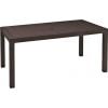 Keter Melody Garden Table, 160.5x94.5x74.5cm, Brown (17190205)