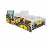 Тракторная детская кровать Adrk 165x84x49 см, с матрасом, желтая (CH-Tra-Y-160-E054)