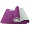 Toorx Yoga Mat 183x60x0.6cm Purple/Pearl (530GAMAT184)