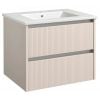Raguvos Furniture Urban 61.5x46.5cm Bathroom Sink with Cabinet Kashmir Grey/White (201133206)