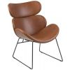 Home4You Cazar Relaxing Chair Brown