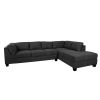 Home4You Helmy Corner Sofa, Right Corner, 313x100 / 213x86cm Grey (21553)