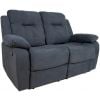 Home4You Dixon Reclining Sofa, 155x95x102cm, Dark Grey (21662)