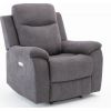 Кресло для отдыха Home4You Milo, серого цвета