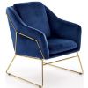 Мягкий кресло для отдыха Halmar Soft 3, синее